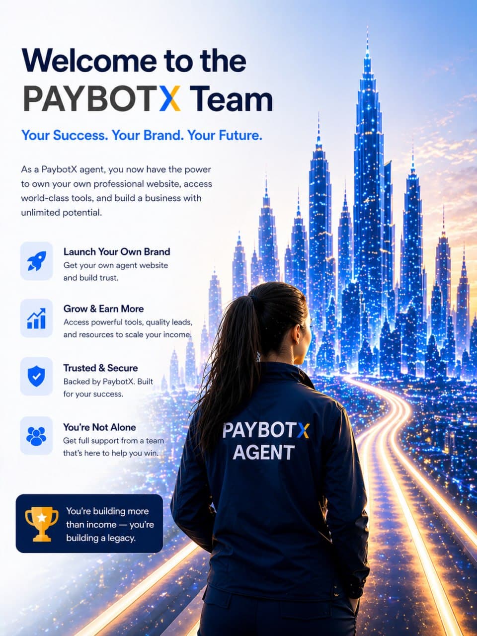 Welcome to the PaybotX Team